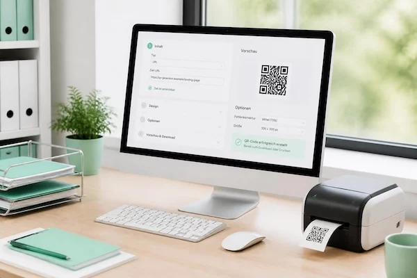 QR Code für Zeiterfassung erstellen