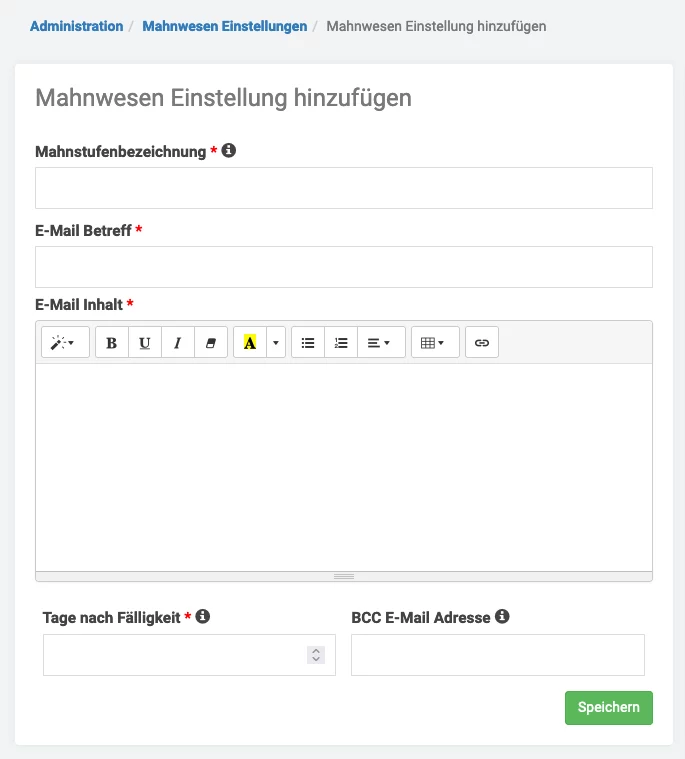 Automatisches Mahnwesen E- Mail (1)
